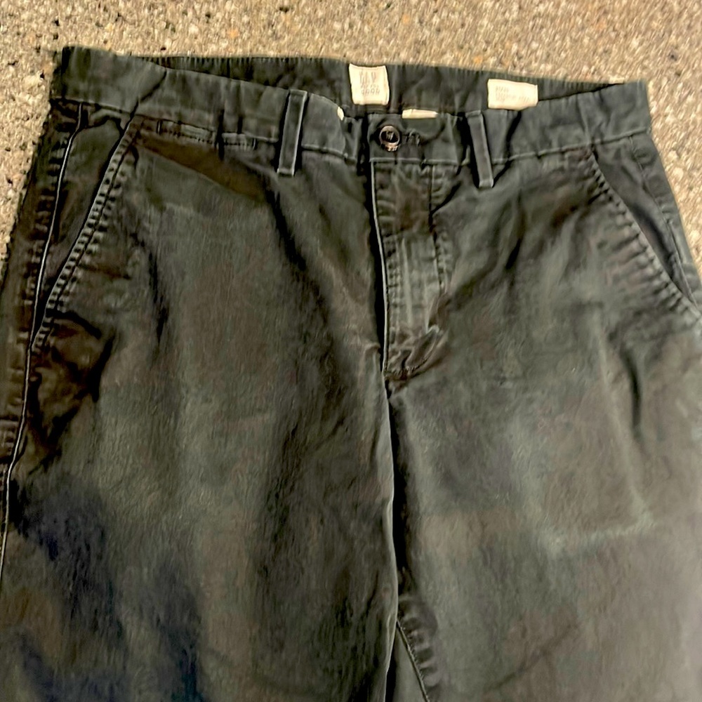 Gap Essential Khaki Slim, 31 x 30, black